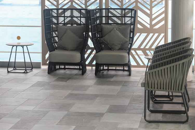 Attractive paved seating areas that enhance comfort, usability, and overall outdoor ambiance.