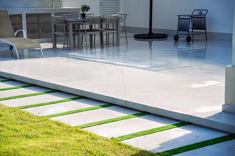 Building durable pathways, paving, patios, and stone features for structure.