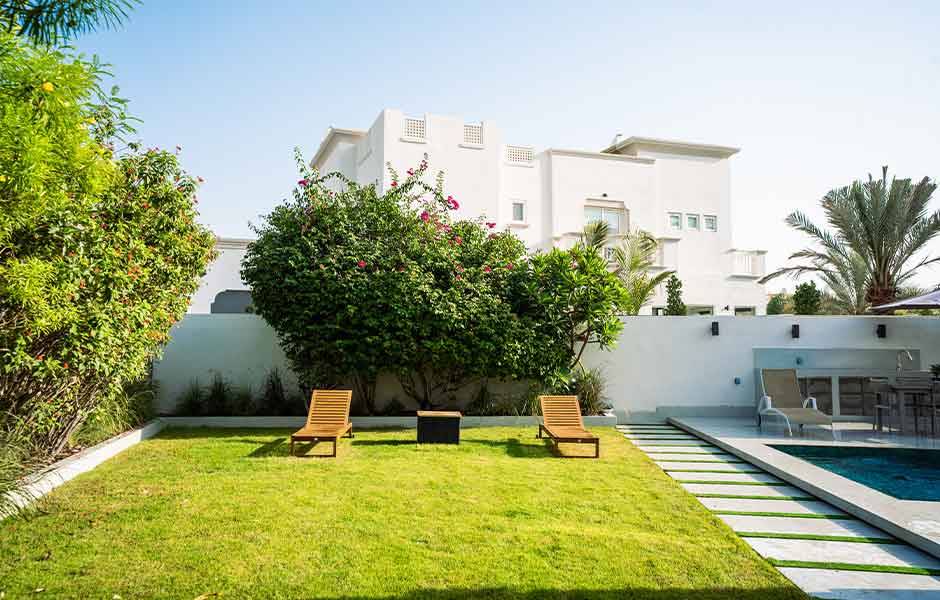 Artificial grass installation in Dubai