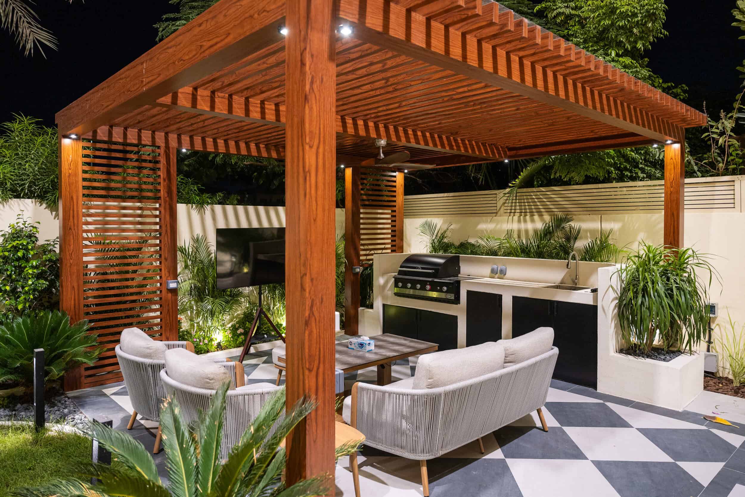 Outdoor Kitchen and BBQ Area Design Ideas for Dubai Villas